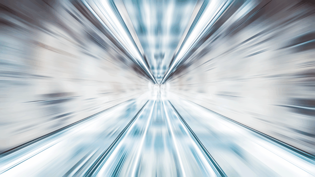 Blur zoom abstract background wallpaper, vanishing point deminishing perspective. Information technology, internet connection, or financial business concept